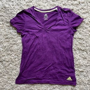 Adidas climalite purple T-shirt